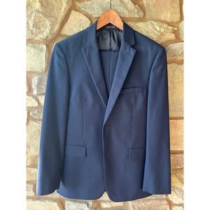Pierre Loren Navy Blue Full Suit
